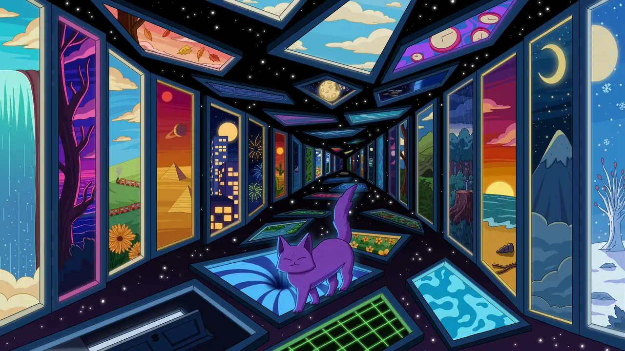 Multiverse 2 artwork by Purrple Cat