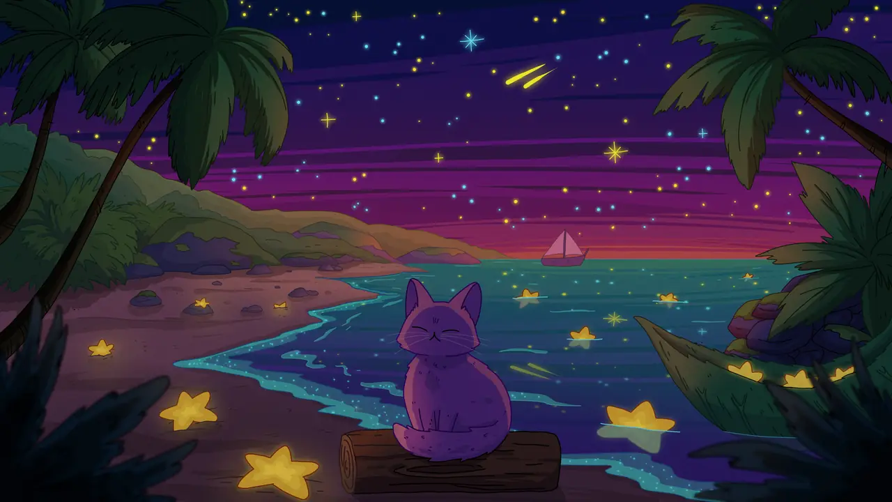 Sea of Stars 2 artwork by Purrple Cat